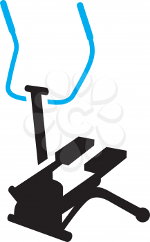 Royalty Free Clipart Image of a Step Machine