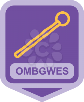 Royalty Free Clipart Image of an Ombgwes Icon
