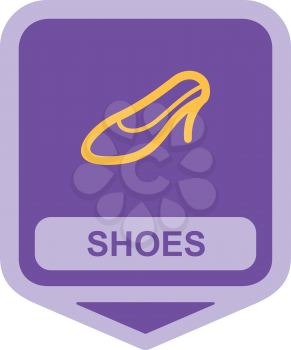 Royalty Free Clipart Image of a Shoe