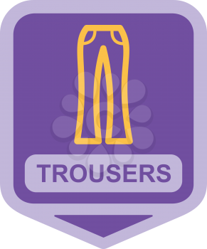 Royalty Free Clipart Image of Trousers