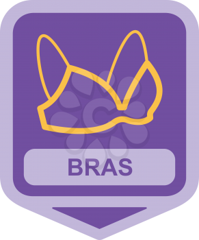 Royalty Free Clipart Image of a Bra