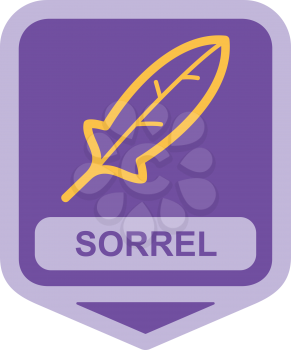 Royalty Free Clipart Image of a Sorrel