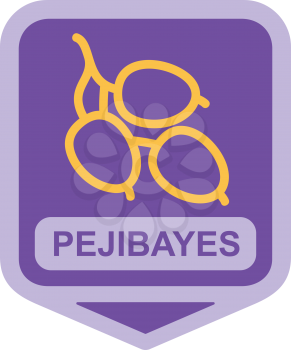 Royalty Free Clipart Image of Pejibayes
