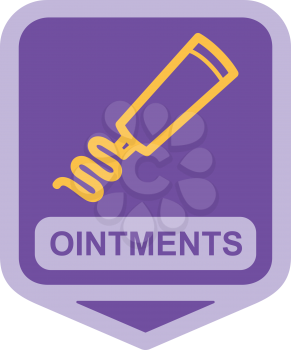 Royalty Free Clipart Image of Ointment