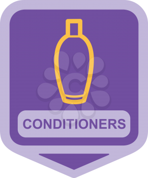 Royalty Free Clipart Image of Conditioners