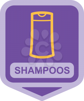 Royalty Free Clipart Image of Shampoo