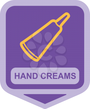 Royalty Free Clipart Image of Hand Cream