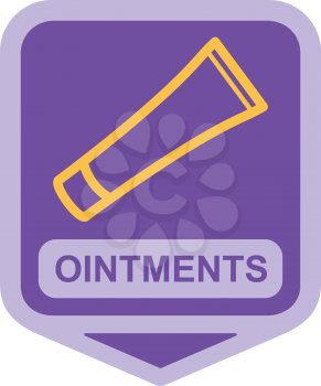 Royalty Free Clipart Image of Ointments