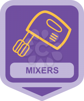 Royalty Free Clipart Image of a Mixer