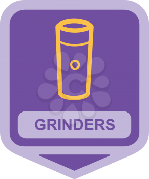 Royalty Free Clipart Image of a Grinder