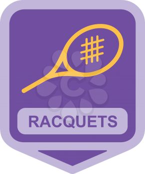 Royalty Free Clipart Image of a Racket