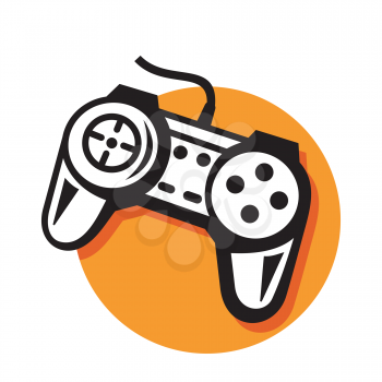 Royalty Free Clipart Image of a Game Controller