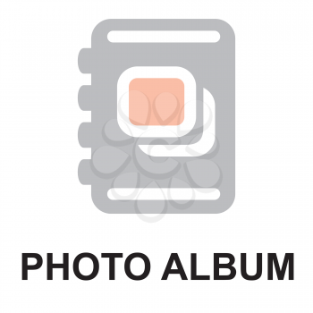 Royalty Free Clipart Image of a Photo Album