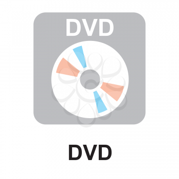 Royalty Free Clipart Image of a DVD