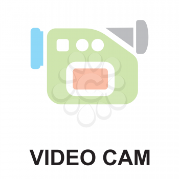 Royalty Free Clipart Image of a Video Cam