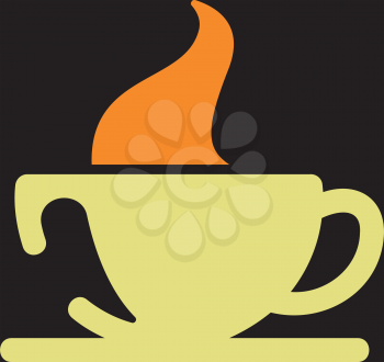 Royalty Free Clipart Image of a Teacup