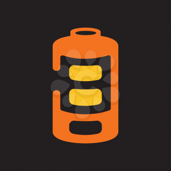 Royalty Free Clipart Image of a Battery