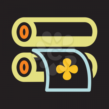 Royalty Free Clipart Image of Rollers