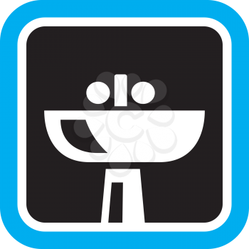 Royalty Free Clipart Image of a Sink