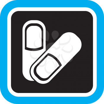 Royalty Free Clipart Image of Capsules