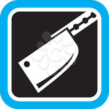 Royalty Free Clipart Image of a Cleaver
