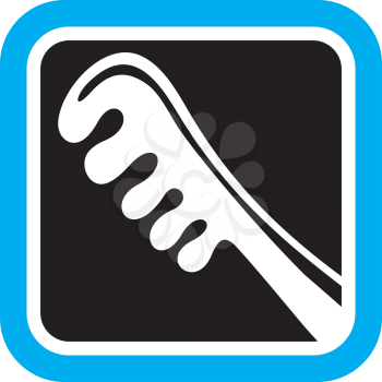 Royalty Free Clipart Image of a Comb