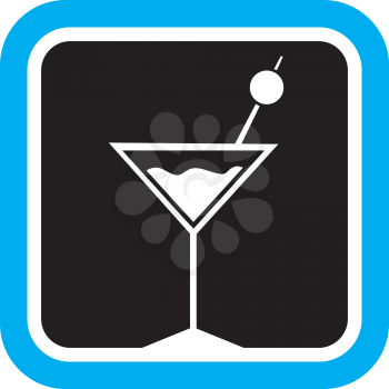 Royalty Free Clipart Image of a Martini