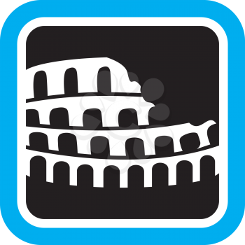 Royalty Free Clipart Image of a Coliseum
