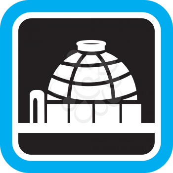 Royalty Free Clipart Image of a Dome