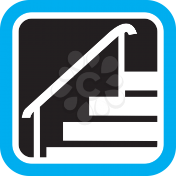Royalty Free Clipart Image of Stairs