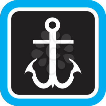 Royalty Free Clipart Image of an Anchor