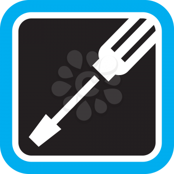 Royalty Free Clipart Image of a Screwdriver