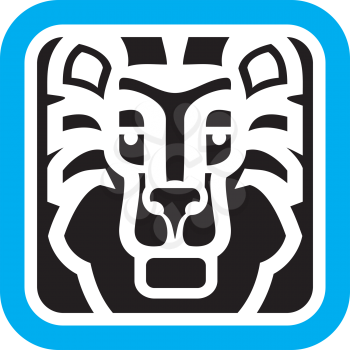 Royalty Free Clipart Image of a Lions