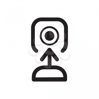 Royalty Free Clipart Image of a Camera Icon