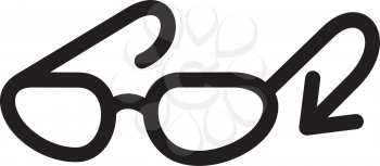 Royalty Free Clipart Image of Eyeglasses