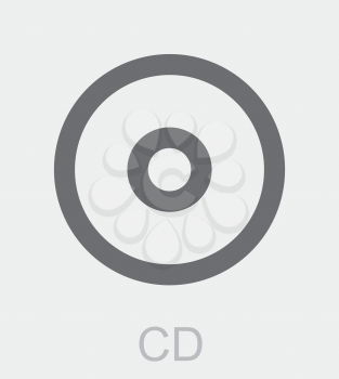 Royalty Free Clipart Image of a Cd