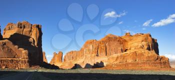 Royalty Free Photo of Rock Formations in a National Park