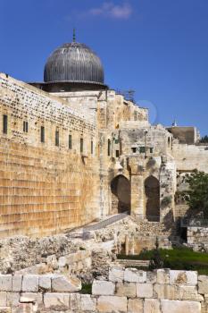 Royalty Free Photo of a Mosque Al-Aqsa in Jerusalem