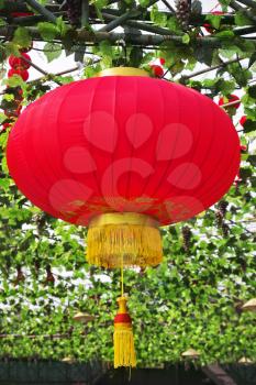 Royalty Free Photo of a Red Lantern