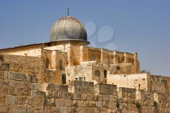 Royalty Free Photo of a Mosque Al-Aqsa in Jerusalem