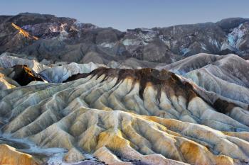 Royalty Free Photo of Zabriskie Point in Death Valley National Park
