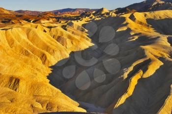Royalty Free Photo of Zabriskie Point in Death Valley National Park