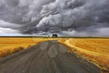 Royalty Free Photo of a Thunderstorm in Montana