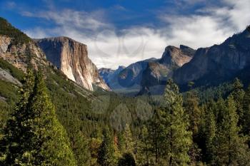 Royalty Free Photo of Rock Monolith El Capitan in Yosemite National Park