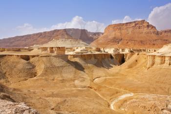 Royalty Free Photo of a Canyon Near the Dead Sea