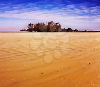 Royalty Free Photo of a Beach on Vancouver Island