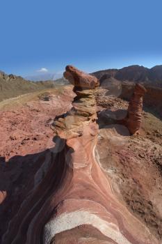 Royalty Free Photo of Sandstones in Mountain Eilat
