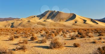 Royalty Free Photo of Sandy Dune Eureka in Dead Valley National Park
