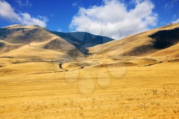 Royalty Free Photo of Hills in California