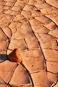 Royalty Free Photo of a Dry Desert Ground